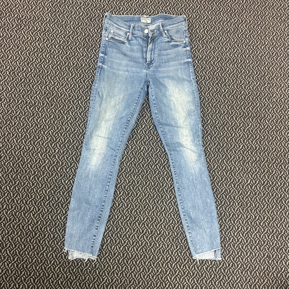 MOTHER Light Blue Skinny Jeans